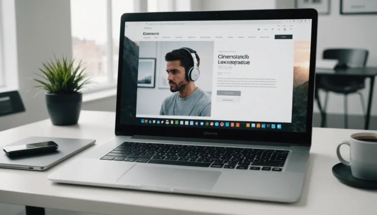 Site web flat design