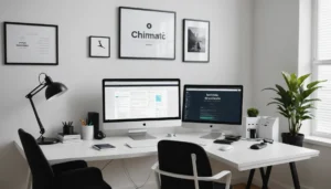 Site web flat design
