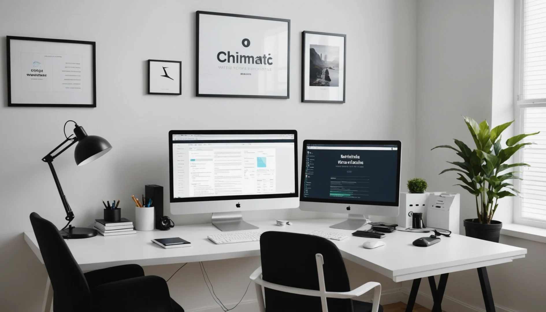 Site web flat design