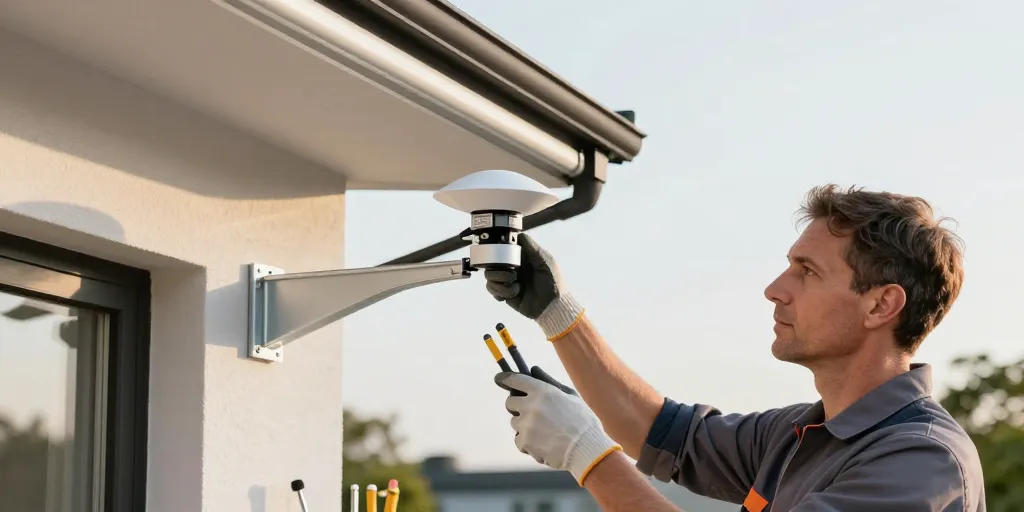 capteur vent pour store banne