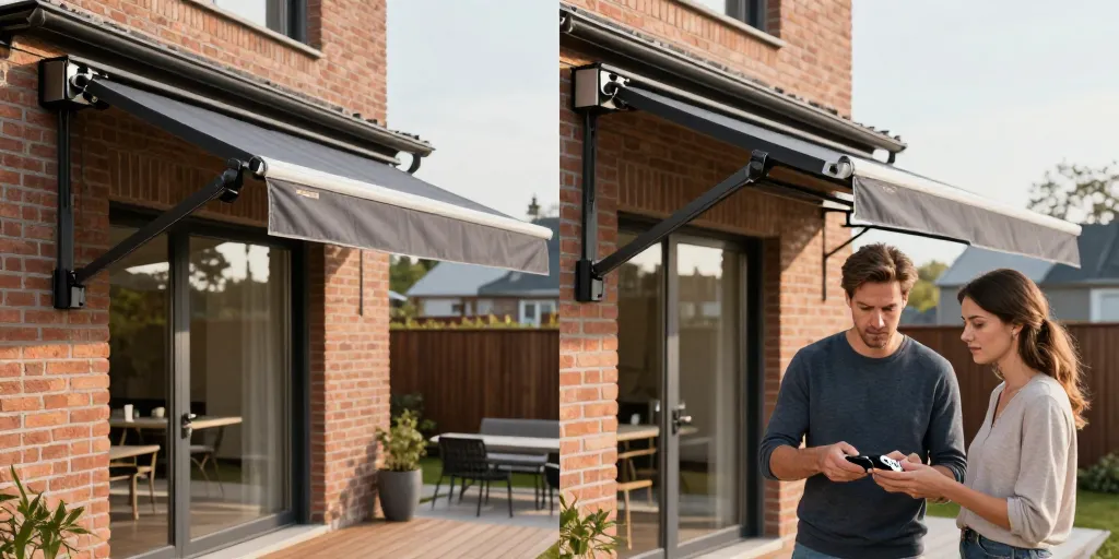 store exterieur motorisé